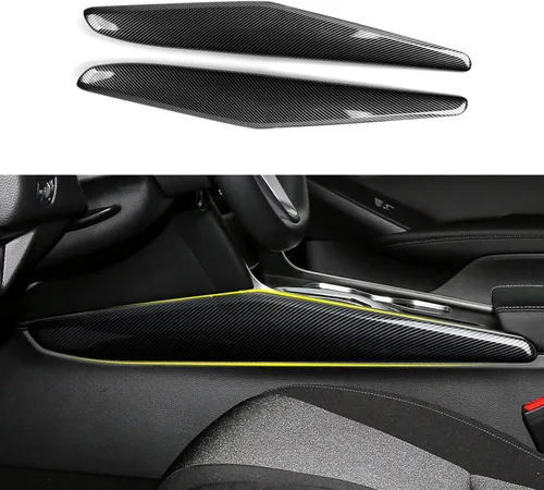 Vista 25 de Calcomanías de ventilación de salida de CA para Honda Accord 2018-2022, accesorios de 10ª generación, calcomanías de fibra de carbono ABS