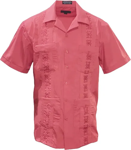 Vista 13 de Gravity Threads Camisa de verano Guayabera para hombre