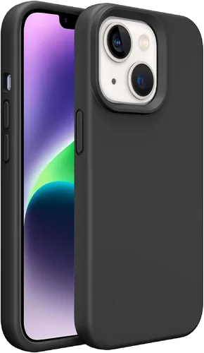 Vista 63 de Funda de silicona prémium para iPhone SE/8/7, con forro de microfibra suave antiarañazos, a prueba de golpes, color negro, iPhone SE/8/7