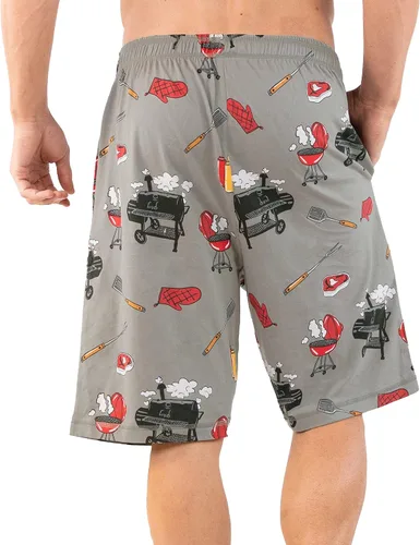 Vista 26 de Lazy One - Pantalones cortos de pijama para hombre, ropa de dormir