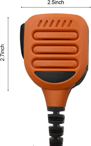Vista 8 de WODASEN Micrófono de altavoz de radio impermeable Walkie Talkie Micrófono de mano para Retevis Ailunce HD1 HD2 HA1G RT29 RT47 RT47V RT48 RT82 RT83