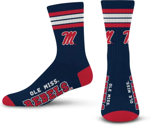 Vista 26 de For Bare Feet Calcetines de cuatro rayas de la NFL para mujer