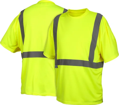 Vista 3 de Pyramex RTS21 Series Moisture Wicking No Pocket Hi Vis T-Shirt