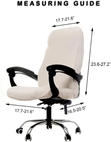 Vista 2 de WOMACO - Fundas para silla de oficina estampadas, fundas elásticas para silla de computadora, fundas universales para silla de jefe, estilo moderno