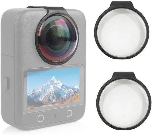 Vista 8 de Protector de lente para DJI Osmo 360, protector de lente de PC de alta transparencia, resistente a los arañazos y al polvo para lente de cámara