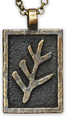 Vista 9 de Baldur Jewelry - Collar con colgante de pulpo de Lovecraft Cthulhu en plata de ley 925, símbolo amarillo, hecho a mano, amuleto de Necronomicum
