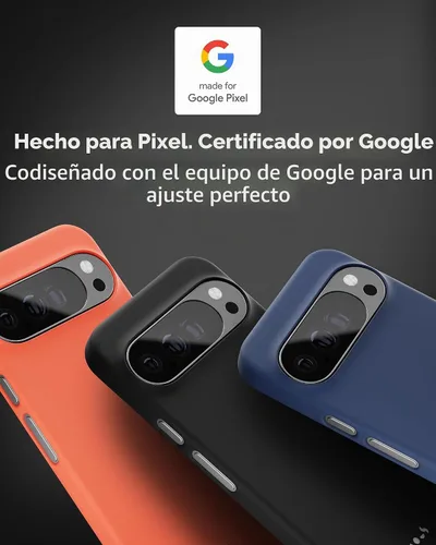 Vista 2 de Mous - Funda para Google Pixel 10 Pro XL, compatible con MagSafe y Pixelsnap, color negro superfino