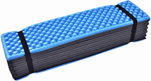 Vista 8 de Fydun Alfombrilla plegable de espuma para acampar, almohadilla impermeable para dormir al aire libre y uso en la playa