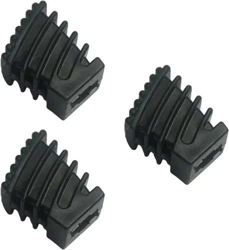 Vista 8 de 3 piezas de soporte de tambor pies de percusión almohadilla resistente profesional de goma para patas estilo A