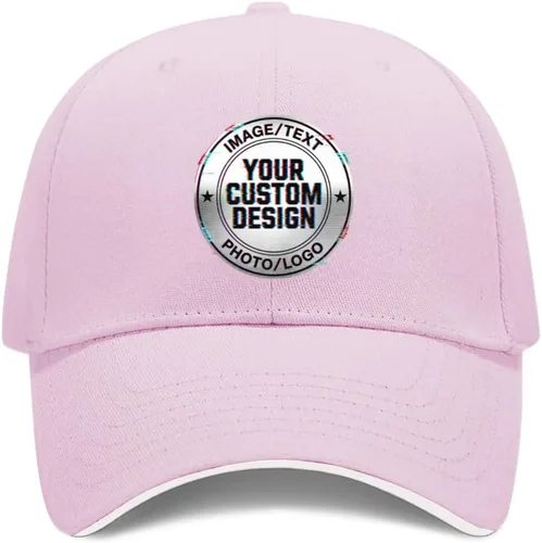 Vista 23 de Sombrero personalizado a granel Agregue su propio diseño aquí Sombreros personalizados Gorra de béisbol personalizada Hombres y mujeres
