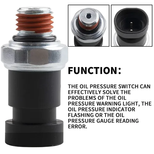 Vista 2 de Interruptor de sensor de presión de aceite D1843A, compatible con Chevy Equinox Colorado Trailblazer Traverse Impala Cadillac SRX XTS Buick Enclave