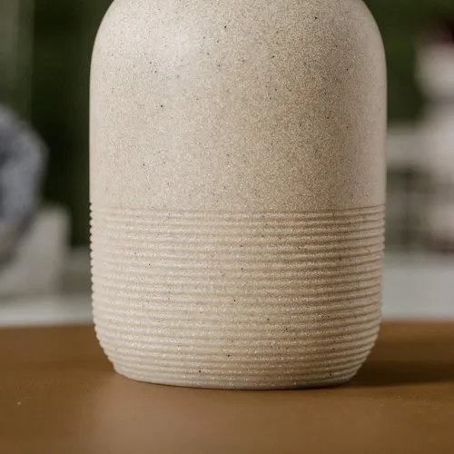 Vista 2 de Dispensador de Jabón GalDal Beige, Dispensador de Loción de Manos para Encimera de Baño, Dispensador de Jabón para Cocina.