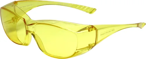 Vista 13 de Calabria 6000 gafas de seguridad de ajuste grande para hombres y mujeres, gafas de ajuste para hombres y mujeres, envolventes, tintadas, antivaho
