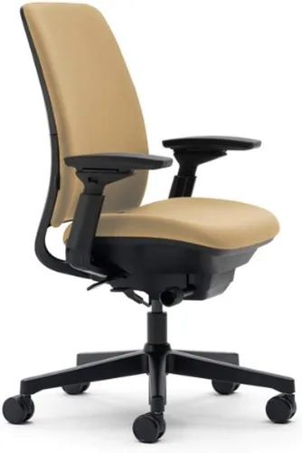Vista 2 de Steelcase - Silla de oficina Amia, la más cómoda sentada, tela negra Buzz2 Negro