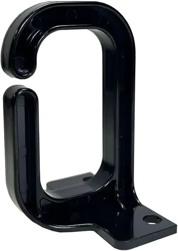 Vista 5 de Quest Manager de cables vertical con anillo en D, 25 cables, paquete de 3 unidades, negro (VD-00-025-3)