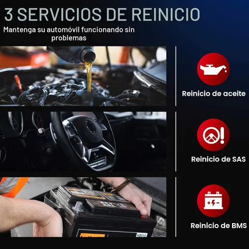 Vista 3 de Launch CR629 OBD2 escáner lector de código 2026 nueva herramienta de Negro