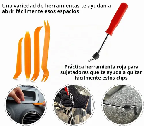 Vista 4 de Clips de retención de automóvil, sujetadores de empuje de cuerpo de automóvil, remaches de plástico, 800 piezas de tornillos de plástico automotriz