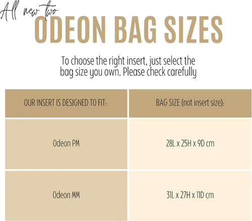 Vista 2 de Purse Organizer for Odeon Bag, Lv Odeon PM Purse Organizer, Bag Organizer for Lv Odeon MM, Handmade 2mm Premium Felt Snug Sturdy Gold Zipper