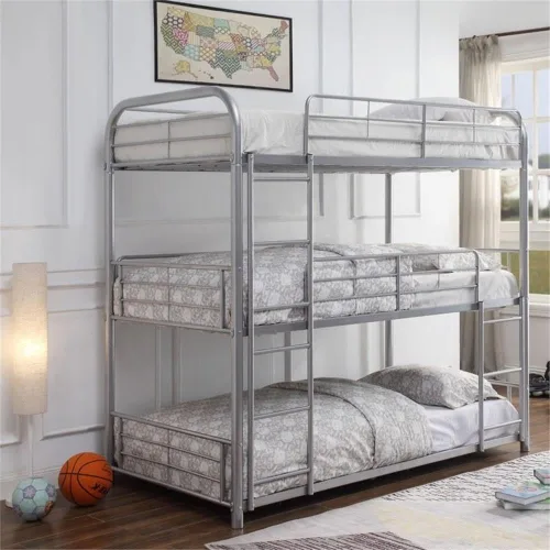 Vista 2 de Acme Litera triple doble Cairo en plata