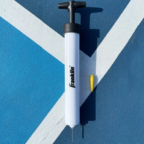 Vista 7 de Franklin Sports - Bomba de inflado de aire para pelotas deportivas, pelota de fútbol, baloncesto + bomba de fútbol con aguja, 11.5 pulgadas