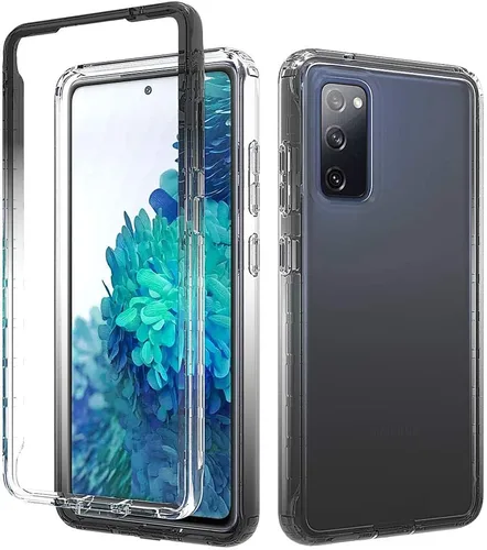 Vista 121 de Pzwoxukhov Funda para Xiaomi Poco M3 M2010J19CG M2010J19CI Caso, alta transparencia, color degradado, funda de absorción de impactos anticaída