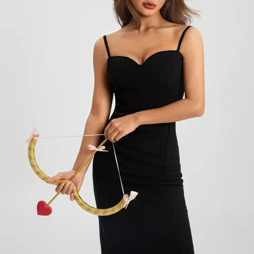Vista 6 de Cupido - Juego de mini flechas para el día de San Valentín, Halloween, Cupido, regalo de fiesta para hombres, mujeres, niños, cosplay