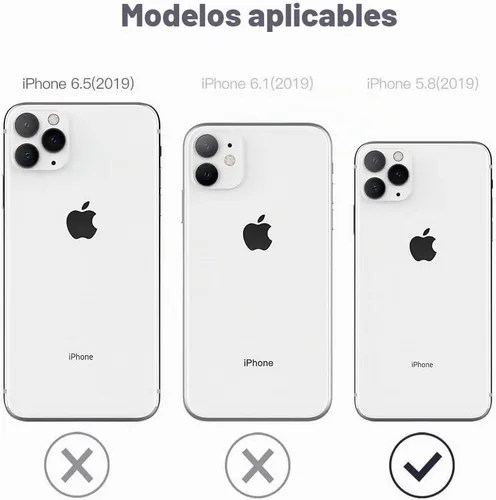 Vista 2 de Funda protectora de cuerpo completo para iPhone 11 Por, resistente a los golpes, funda de metal de aleación de aluminio con protector de pantalla