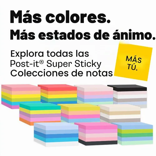 Vista 11 de Post-it Notas súper adhesivas, 3 x 3 pulgadas, neutralidad, 5 blocs, 90