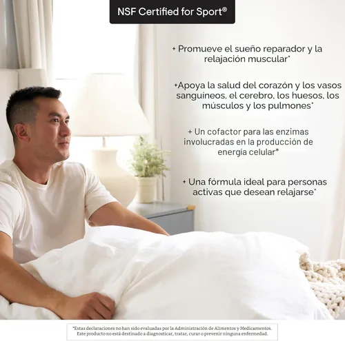 Vista 5 de THORNE - Bisglicinato de magnesio - Fórmula de magnesio en polvo - Apoya el sueño reparador, la relajación muscular, la salud cardíaca