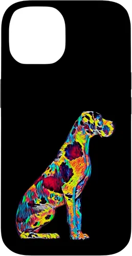 Vista 4 de Funda para iPhone 17 con diseño de perro gran danés