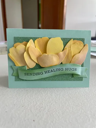 Vista 5 de Juego de tulipanes troquelados de metal con flores, hojas de flores, plantas, plantillas de corte de boda, plantillas de manualidades, tarjetas