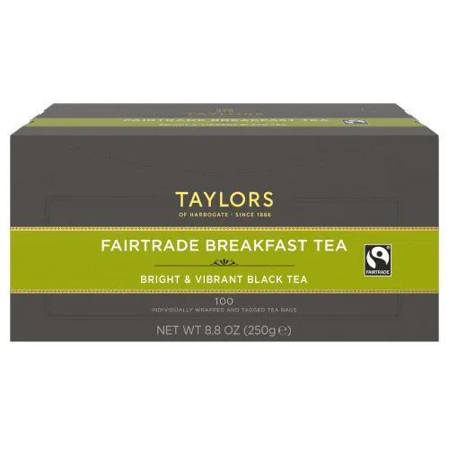 Vista 9 de Taylors of Harrogate Earl Grey, Té Negro, Bolsas Envueltas Individualmente, 100 Unidades (Paquete de 1), Fragante, Delicado y Ligero, Con Cafeína