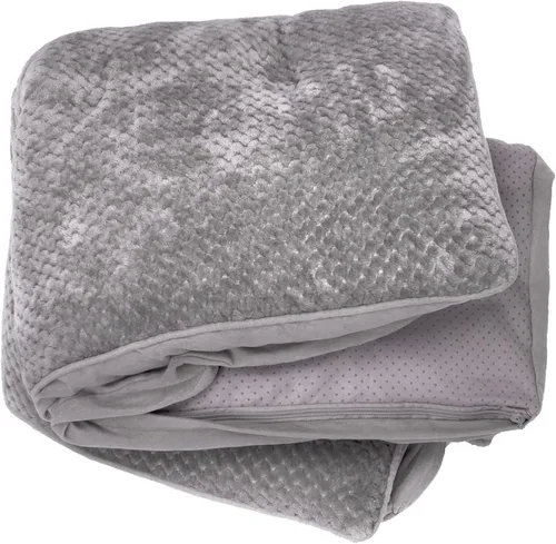Vista 21 de Furhaven Funda de repuesto para cama de perro, estilo sofá, de pelo sintético y terciopelo, color salvia oscura, talla M