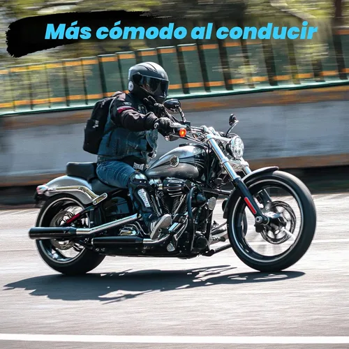Vista 2 de Estriberas de Carretera para Motocicleta de 1.25", Estriberas Ajustables en Ángulo de Repuesto para Harley Davidson Touring, Road Glide, Street