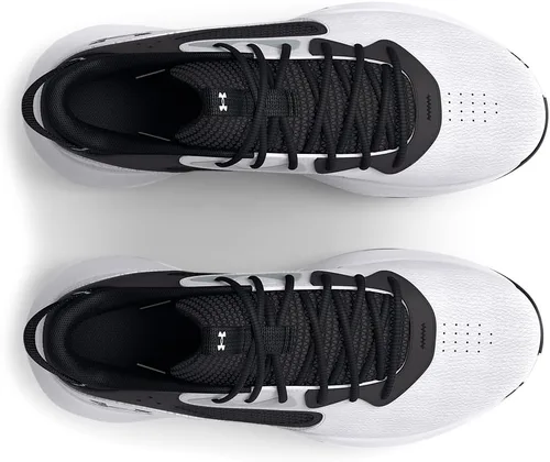 Vista 3 de Under Armour Lockdown 6 - Tenis de baloncesto unisex para adultos, Negro, marrón, blanco o gris