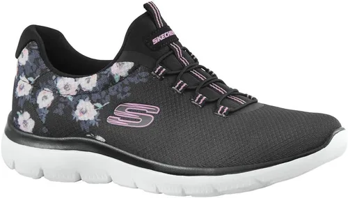 Vista 4 de Skechers Sport SummitsPerfect Blossom - Tenis para mujer, 85 CD de EE. UU., negro, multifloral, Negro Multi