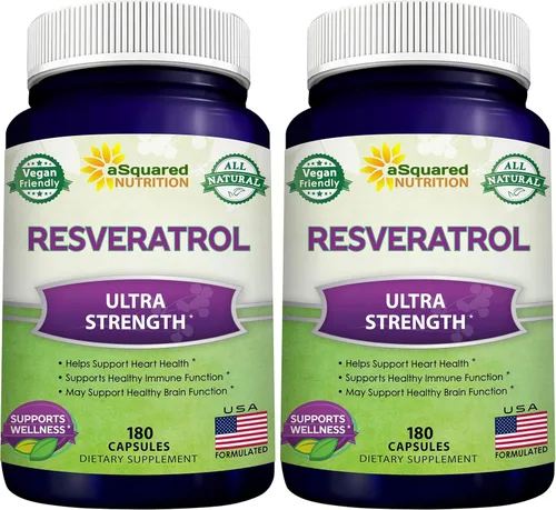 Vista 10 de 100% Resveratrol Natural - 1000mg Por Porción Fuerza Máxima (180 Cápsulas) Suplemento Antioxidante, Píldoras de Trans-Resveratrol para la Salud