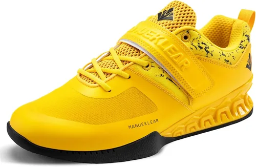 Vista 8 de MANUEKLEAR Professional Training Squat Shoes Blanco brillante