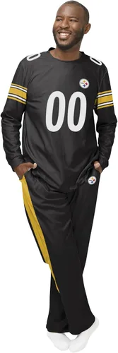 Vista 29 de FOCO NFL mens Nfl Team Logo Gameday Ready Jersey Pajama Set