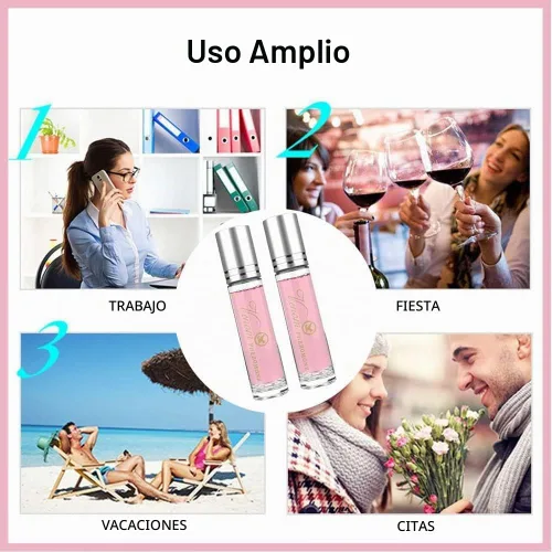 Vista 4 de 2 perfumes Lunex Phero, perfume de verola para mujer, diseñado para mujeres, emite increíble