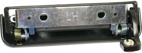 Vista 2 de KarParts360 Para Ford Mustang 1979-1993 - Manija de puerta exterior delantera, lado del conductor, color negro liso, ribete: todos los submodelos