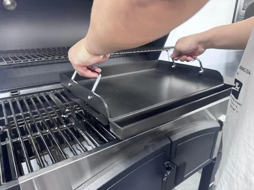 Vista 6 de Plancha antiadherente universal para estufa de gas/parrilla/eléctrico