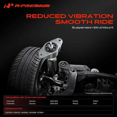 Vista 2 de A-Premium Soporte de suspensión trasera izquierda compatible con Chevrolet Para Camaro 2010 2011 2012 3.6L 6.2L, lado del conductor