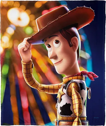 Vista 14 de Northwest Toy Story - Manta de seda táctil, 50 x 60 pulgadas, Buzz Bright