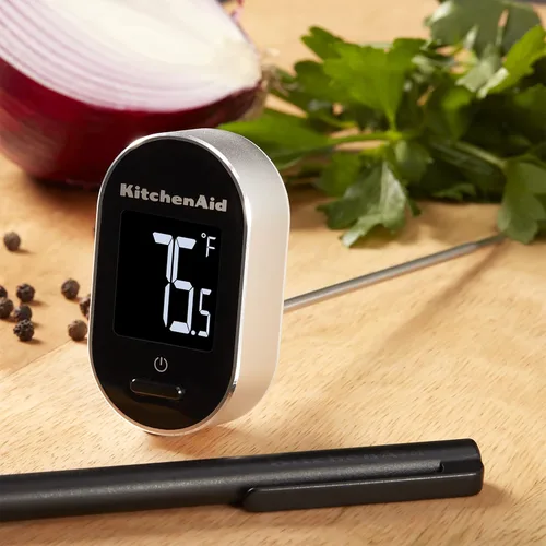 Vista 3 de KitchenAid KQ904 Termómetro digital de lectura instantánea para cocina y alimentos, rango de temperatura: -40F a 482F, negro