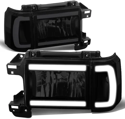 Vista 12 de DNA MOTORING HL-OH-F15087-BK-AM Juego de luces de esquina estilo de fábrica para FORD BRONCO 1987-1991 FORD F-150 1987-1991 FORD F-250 1987-1991