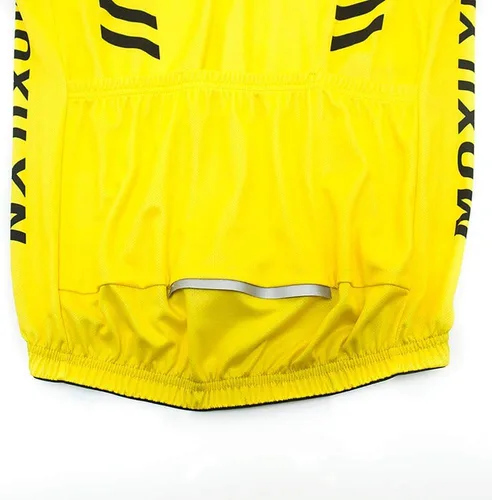 Vista 6 de MOXILYN Conjunto de ropa de ciclismo para hombre, con cremallera completa, transpirable, de secado rápido, camisa + baberos de ciclismo