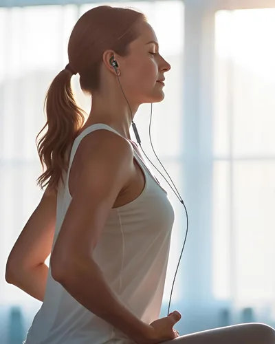 Vista 8 de iMangoo Auriculares con cable para Apple Lightning con certificación MFi color negro Auriculares magnéticos más grandes con puntas anticaídas