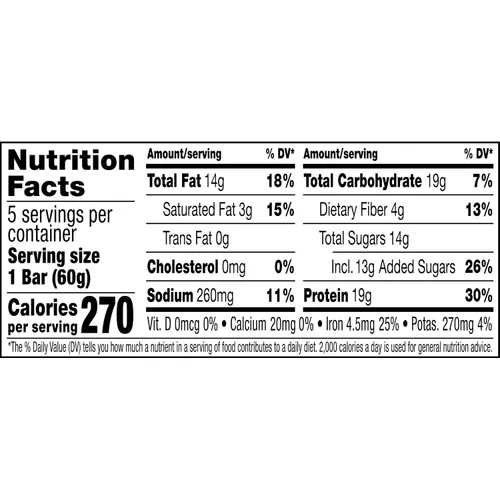 Vista 14 de RXBAR Barras altas en proteínas, 0.63 oz de proteína, sin gluten, aperitivos de proteínas, mantequilla de maní con chispas de chocolate
