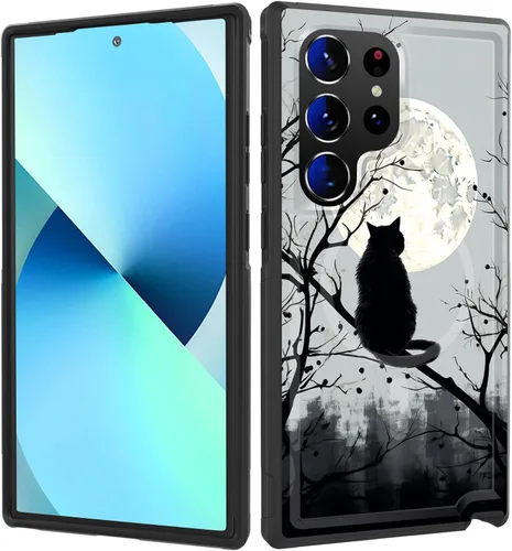 Vista 259 de Funda magnética para Galaxy A16 5G, [compatible con MagSafe] [protección contra caídas de grado militar] Funda resistente a prueba de golpes